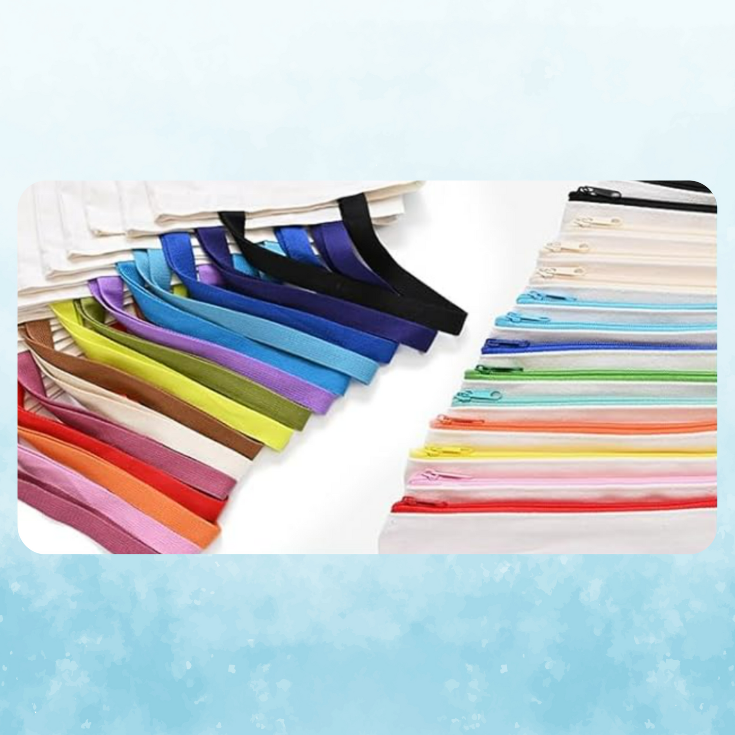 Tote bag with matching makeup bag